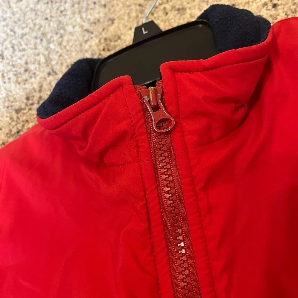 RALPH Ralph Lauren Red Fleece-Lined Vest - Women’s Large
